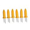 6pcs Stainless Steel Corn Baking Needle; Fixed Corn; Anti-scalding; Barbecue Pick; Rotisserie Tools; Accessories Outdoor; Camping Barbecue Fork; Fruit