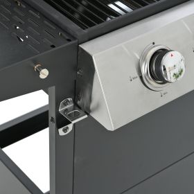 Propane Grill 3 Burner Barbecue Grill Stainless Steel Gas Grill - as Pic