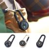 1pc Double-sided Multifunctional Camping Compass; Outdoor Accessories - Olive