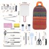 19Pcs Camping Cooking Utensil Kit Portable Picnic Cookware Outdoor Kitchen Equipment Gear Campfire Barbecue Appliances with Storage Bag - 19Pcs/Set