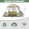 6 Person Camping Tent Setup in 60 Seconds with Rainfly & Windproof Tent with Carry Bag for Family Camping & Hiking - As shown