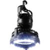 Camping Lantern With Ceiling Fan - Weather-Resistant Tent Light Camping Accessories Gear With 18 LED Bulbs and Hi/Lo Fan (Black) by Wakeman Outdoors -