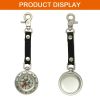 Mini Waterproof Shockproof Compass With Keychain; Emergency Survival Equipment For Outdoor Hiking Camping Adventure - 1