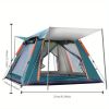 4-5 Person Camping Tent Outdoor Foldable Waterproof Tent with 2 Mosquito Nets Windows Carrying Bag for Hiking Climbing Adventure Fishing - Green