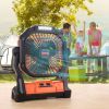 7800mAh Portable Camping Fan Rechargeable Multifunctional Mini Fan USB Outdoor Hang Ceiling Fan Led Light Desktop Fan Power Bank - Yellow - China