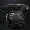 ANTARCTICA Waterproof Military Tactical Drop Leg Pouch Bag Type B Cross Over Leg Rig Outdoor Bike Cycling Hiking Thigh Bag - CP BK
