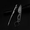 Outdoor Wilderness Survival Small Straight Knife Hunting Knife Pocket Knife - As pic show - Style E