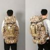 Large Outdoor Waterproof Backpack for Climbing Hiking Camping - As pic show - 002