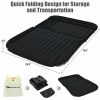 Inflatable SUV Air Backseat Mattress Travel Pad with Pump Outdoor - Black