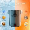 Portable Drink Cooler Insulated Ice Chest with Adjustable Strap - null - Coolers