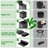 Portable Toilet for Car Camping Boating Hiking Outdoor Travel Potty with Carry Bag Foldable Emergency Toilet with Lid Trash Bags - Toilet