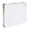 Foldable Camping Table Height Adjustable Aluminum 94.5"x23.6" - White