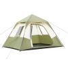 6 Person Camping Tent Setup in 60 Seconds with Rainfly & Windproof Tent with Carry Bag for Family Camping & Hiking - as picture